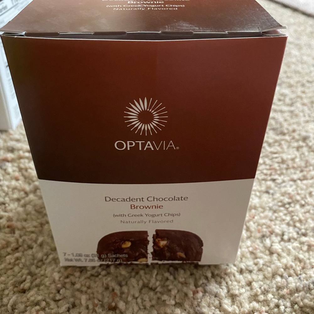 Optavia, Chocolate brownie, one box